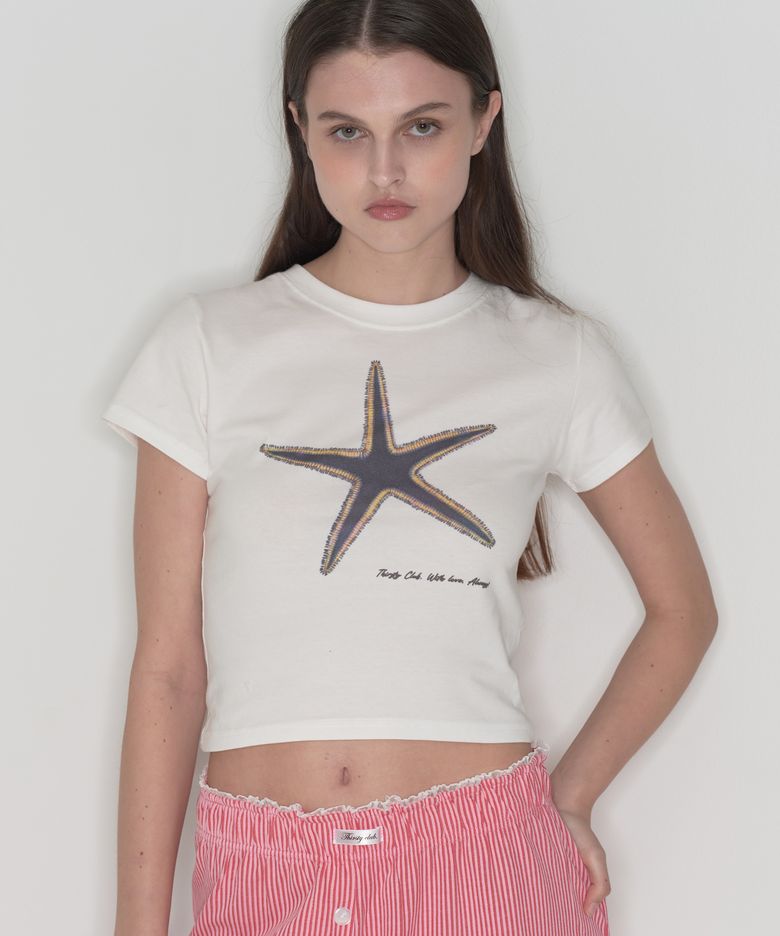 Starfish t-shirt - White