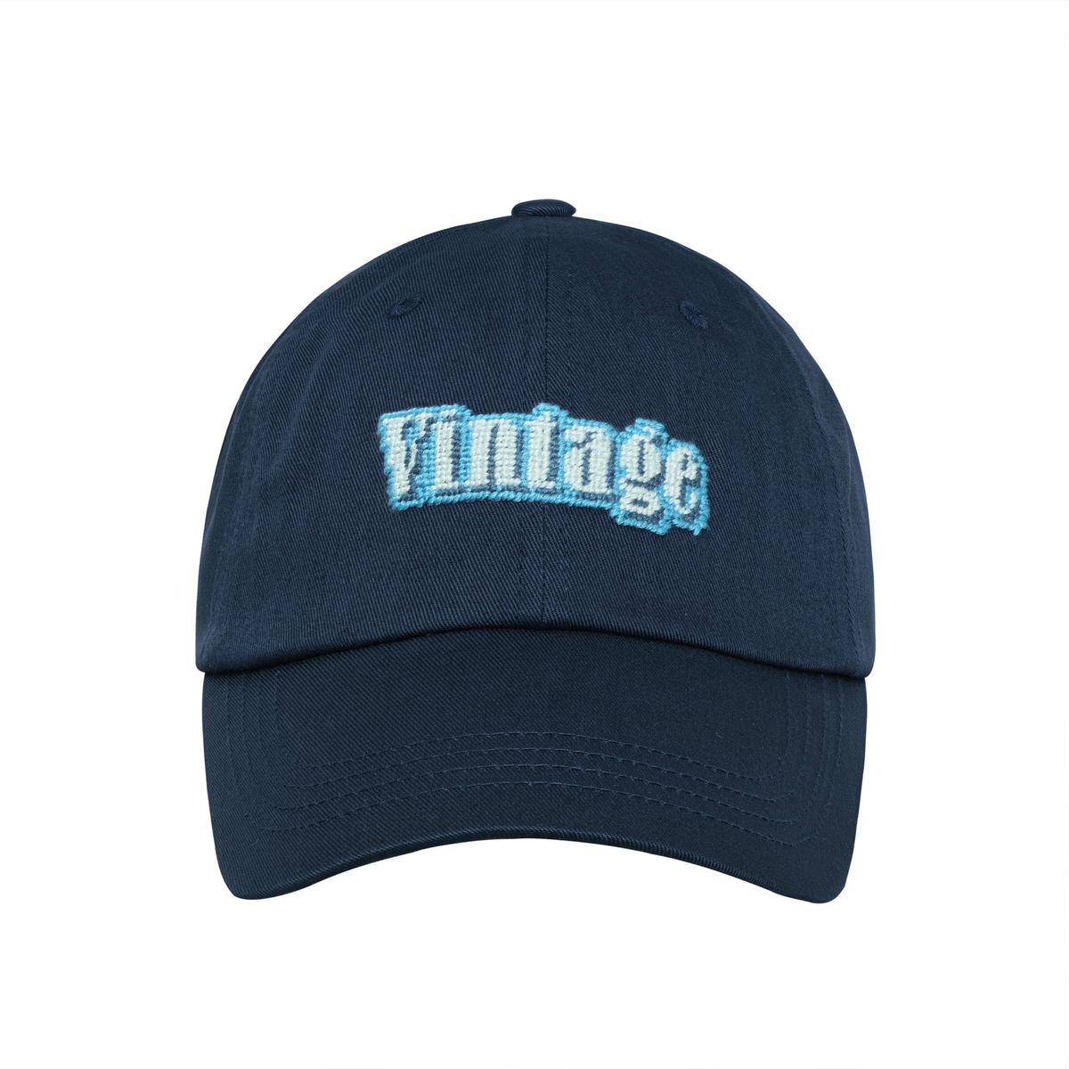 로롱(LOLONG) VINTAGE NEEDLEPOINT HAT (네이비)