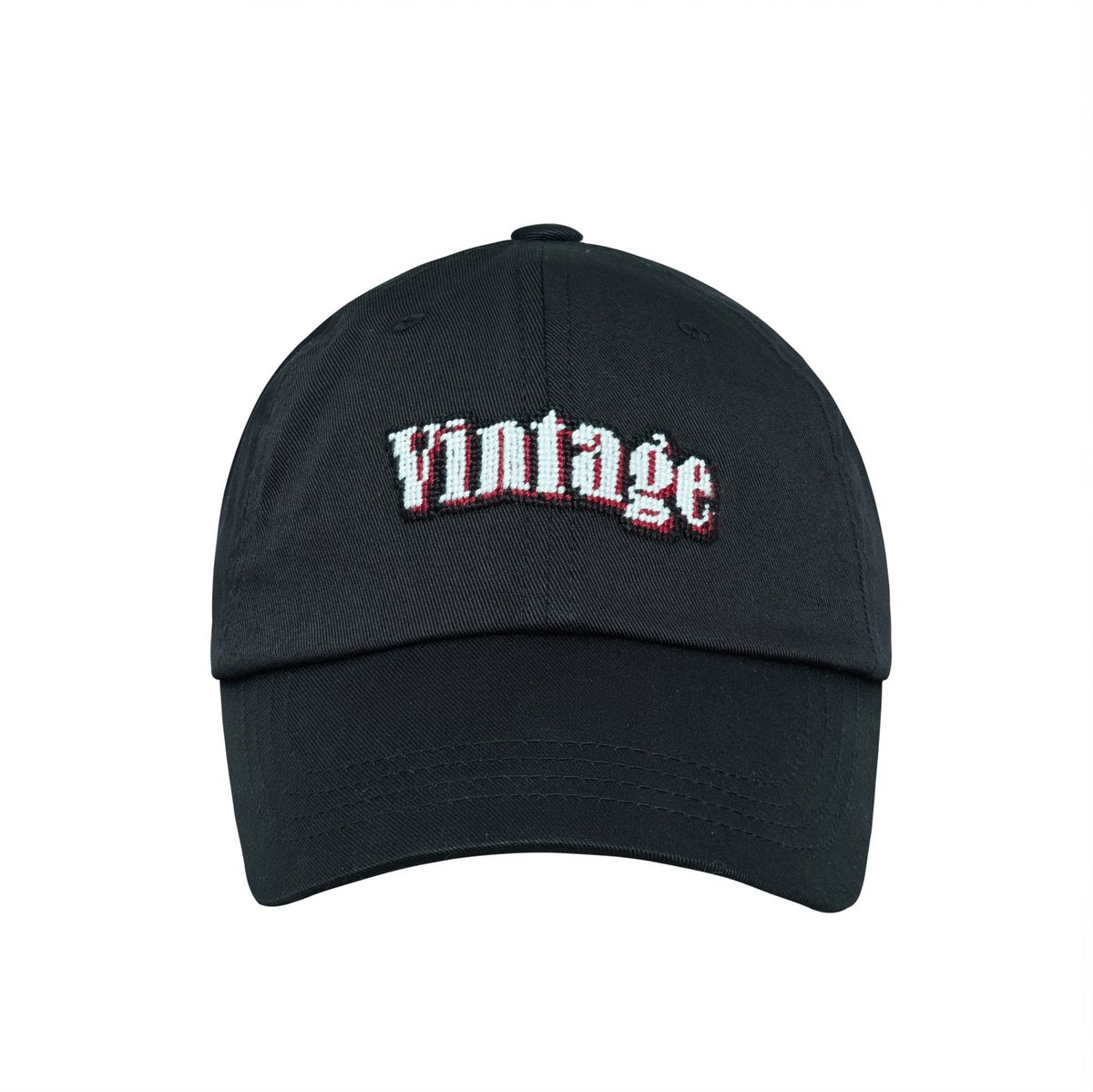 로롱(LOLONG) VINTAGE NEEDLEPOINT HAT (블랙)