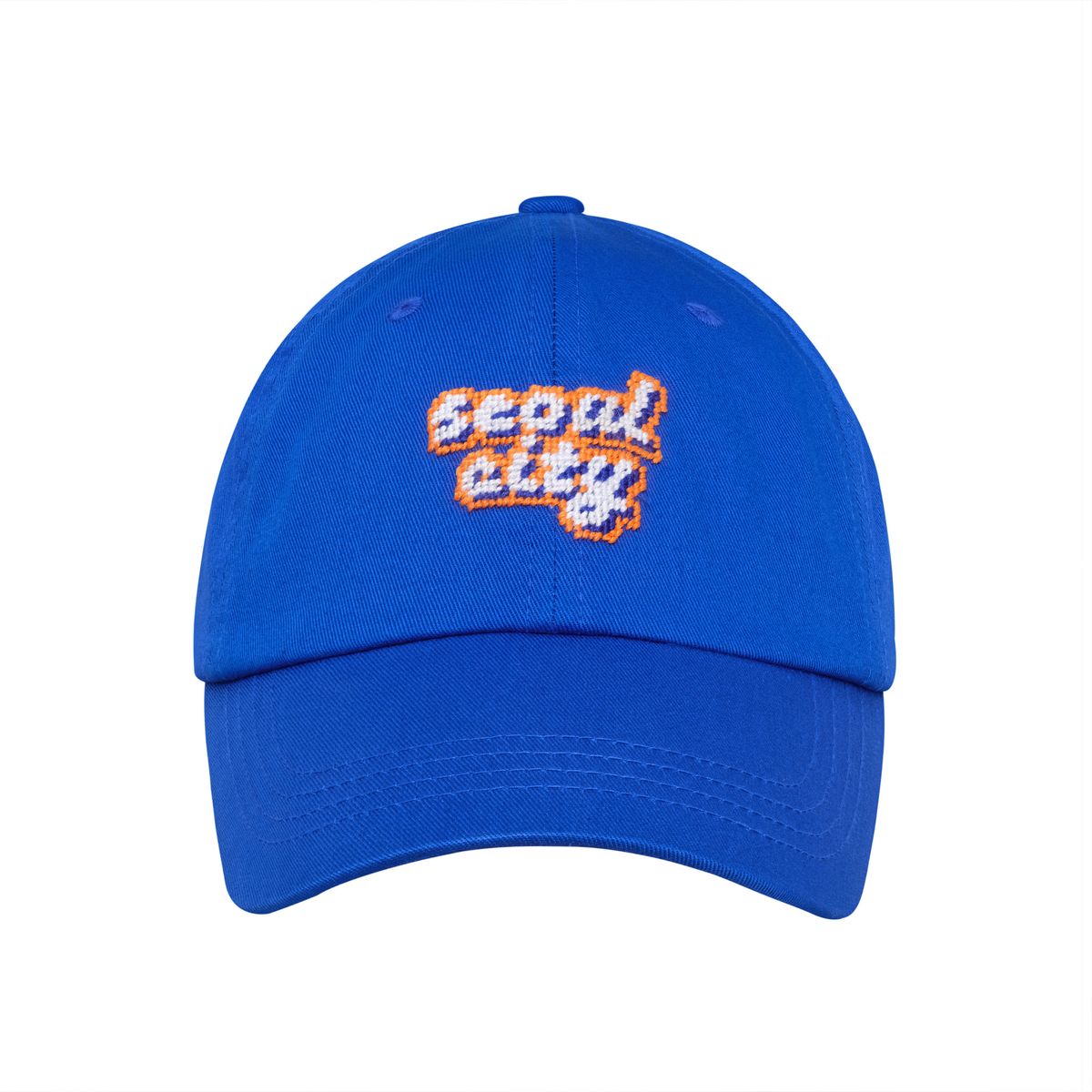 로롱(LOLONG) SEOUL CITY NEEDLEPOINT HAT (로얄)