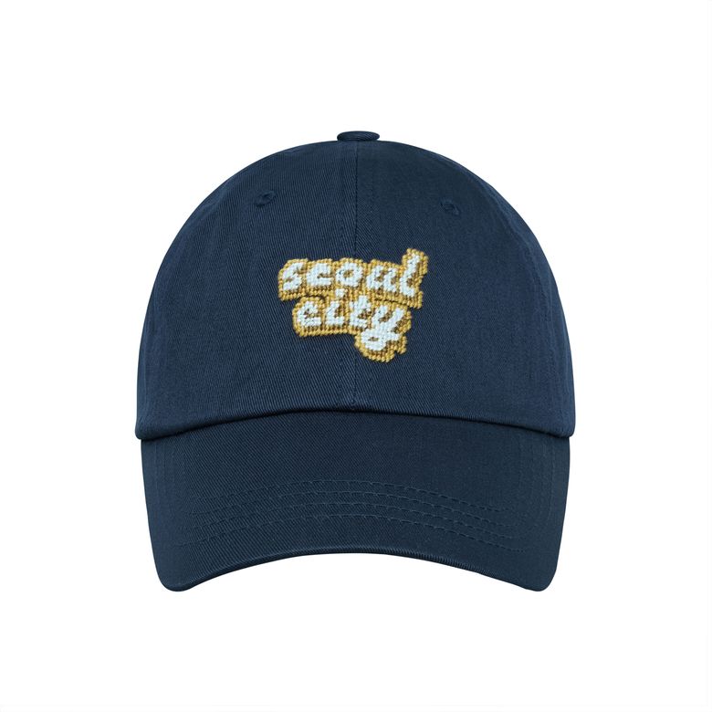 SEOUL CITY NEEDLEPOINT HAT (네이비)