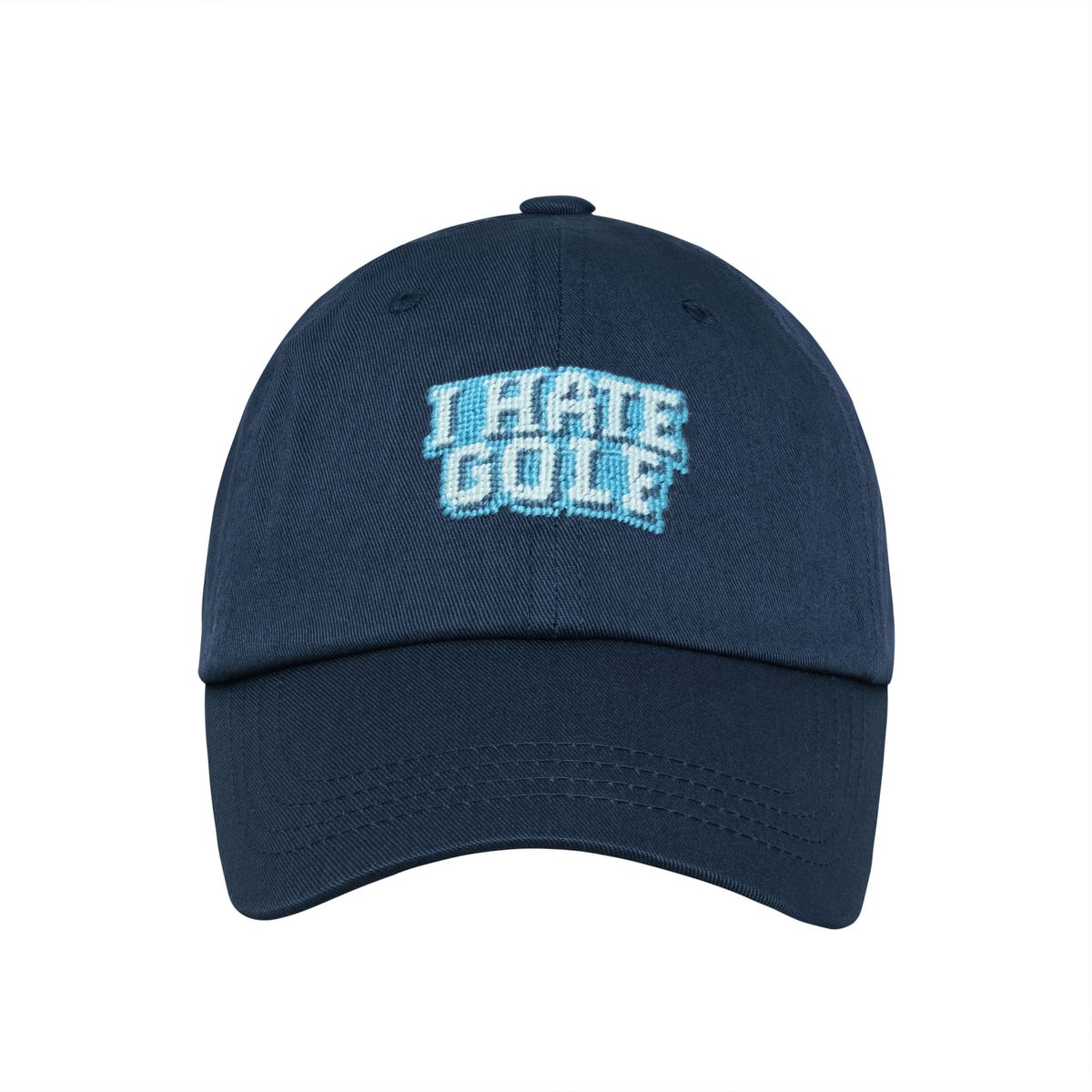 로롱(LOLONG) I HATE GOLF NEEDLEPOINT HAT (네이비)