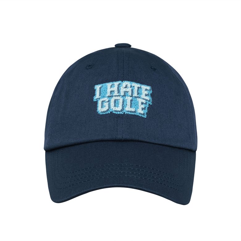 I HATE GOLF NEEDLEPOINT HAT (네이비)