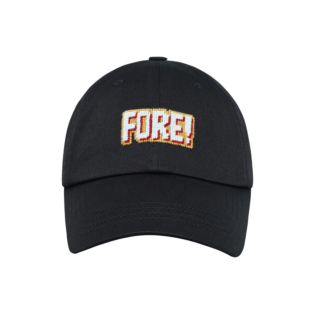 로롱(LOLONG) FORE NEEDLEPOINT HAT (블랙)