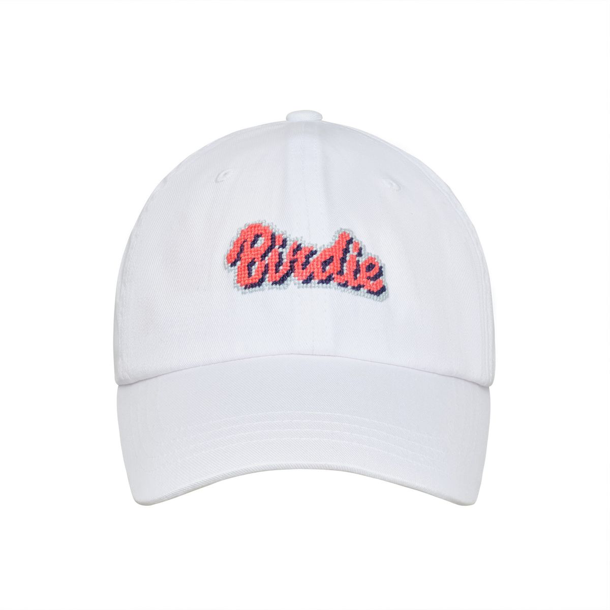 로롱(LOLONG) BIRDIE NEEDLEPOINT HAT (화이트)