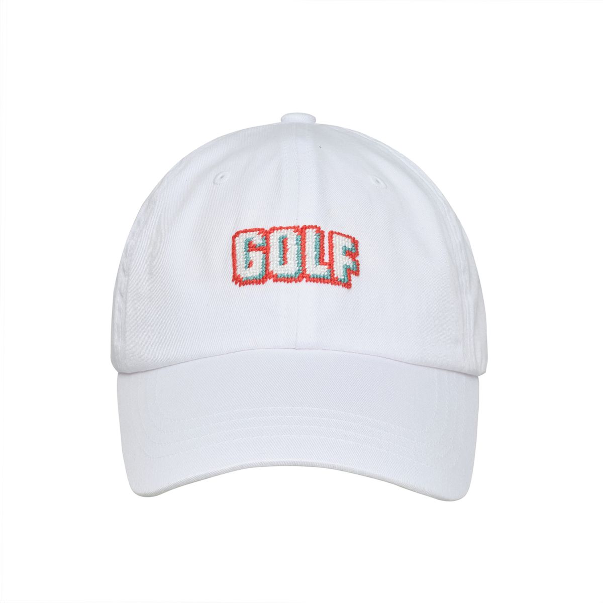 로롱(LOLONG) GOLF NEEDLEPOINT HAT (화이트)
