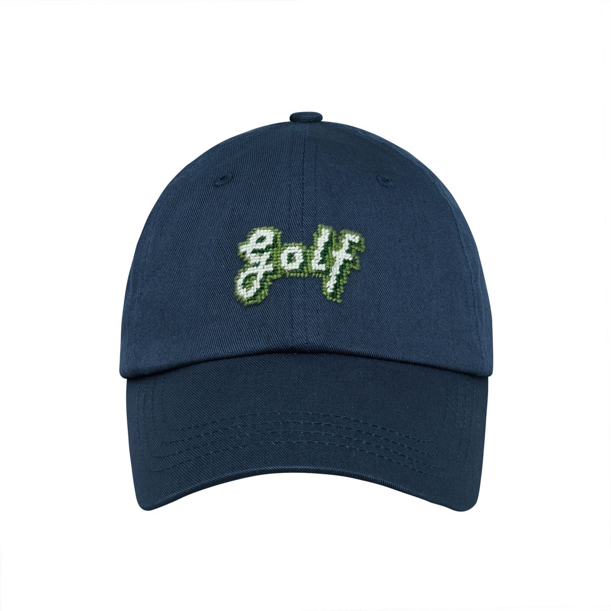 로롱(LOLONG) Golf NEEDLEPOINT HAT (네이비)