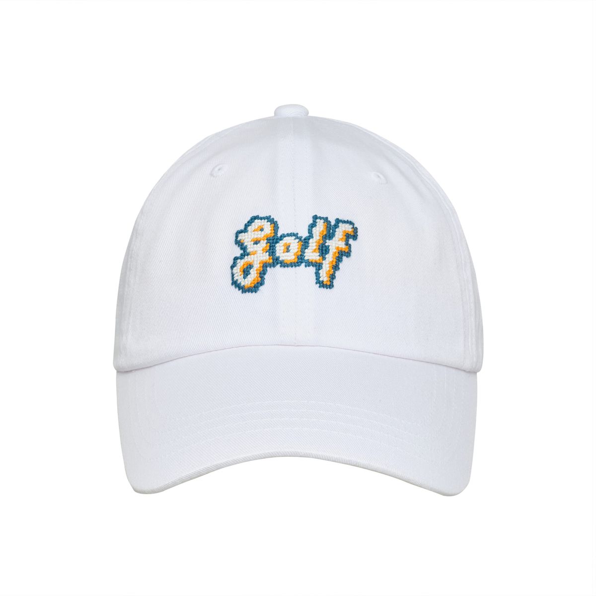 로롱(LOLONG) Golf NEEDLEPOINT HAT (화이트)