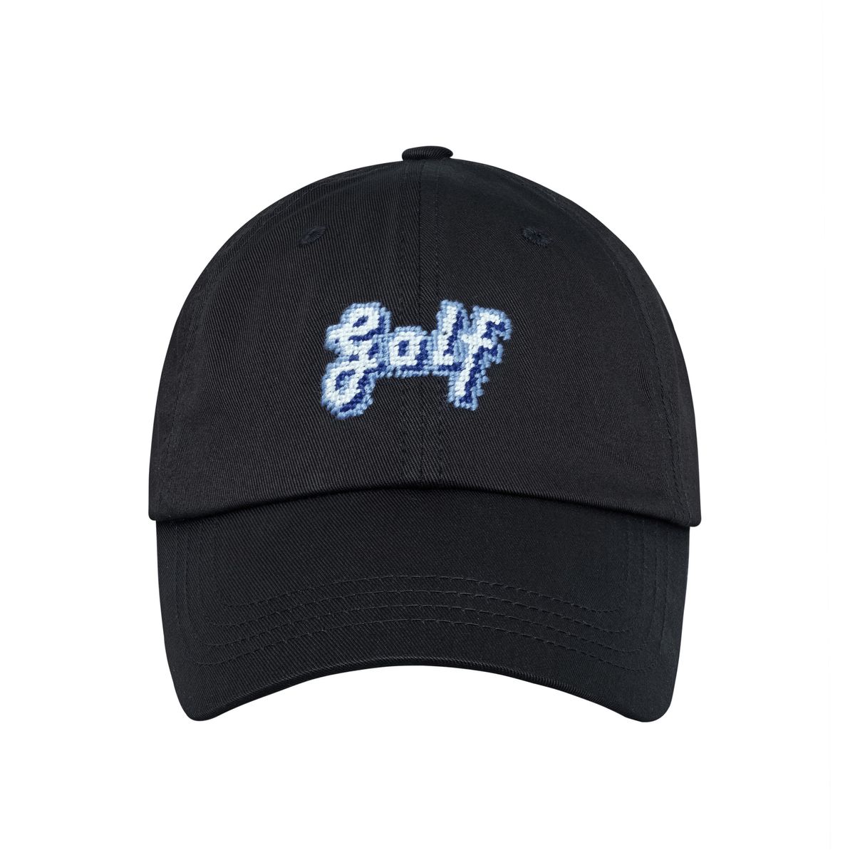 로롱(LOLONG) Golf NEEDLEPOINT HAT (블랙)