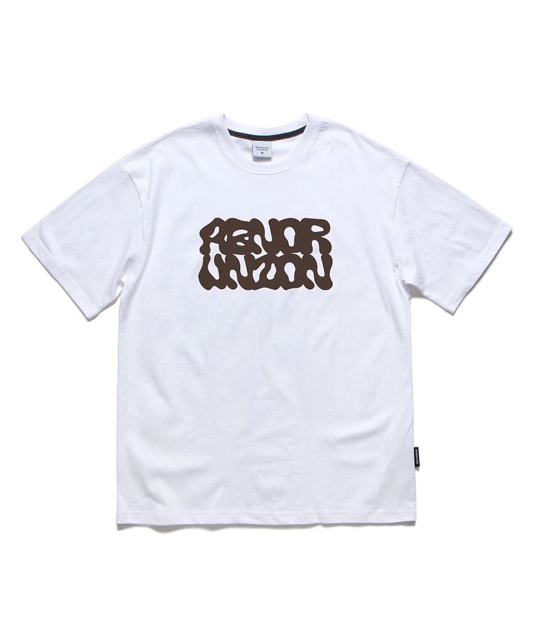 유니언 오버핏 티셔츠 화이트 (UNION T-SHIRT WHITE)