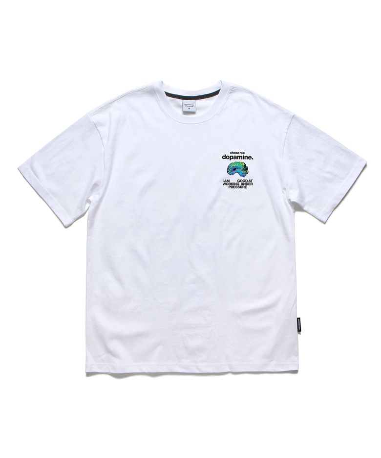도파민 오버핏 티셔츠 화이트 (DOPAMINE FRESH T-SHIRT WHITE)