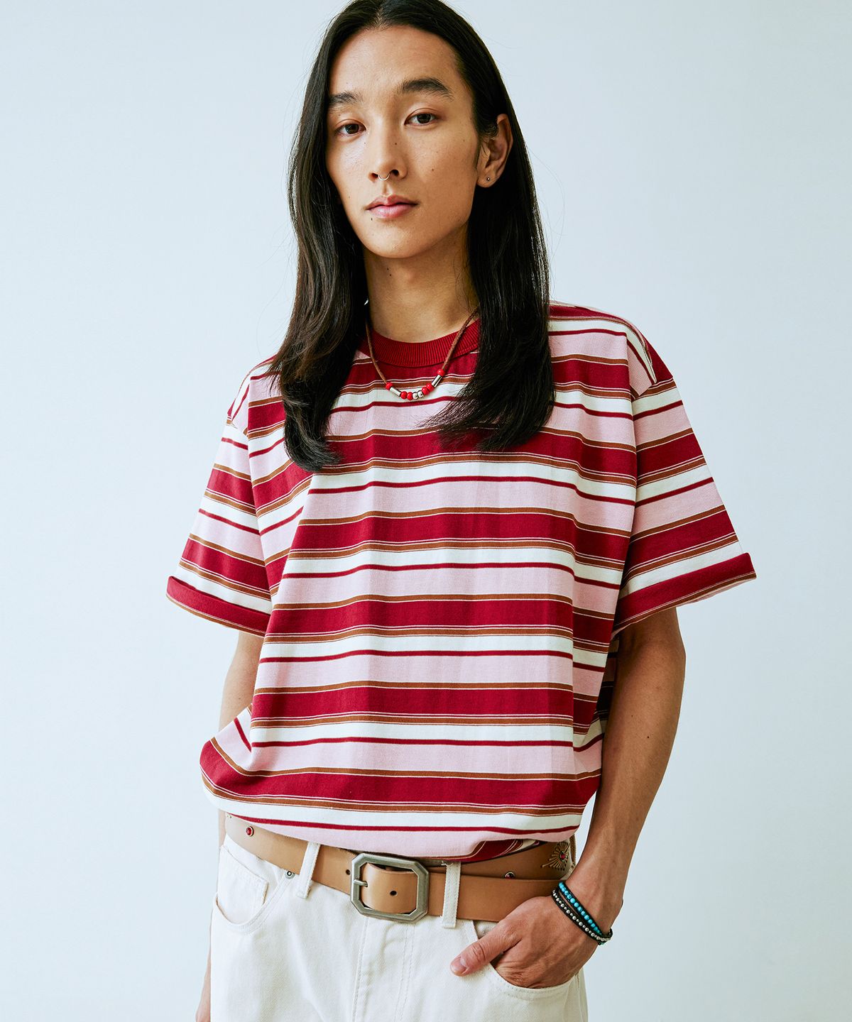 케이엔드(KND) VTG CHOOPA 스트라이프 티셔츠