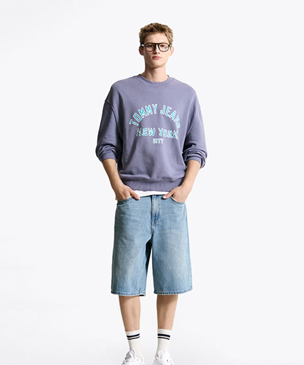 [UNISEX] 배기 5 포켓 데님 쇼츠 (T32F6NEQ10TML11A5)
