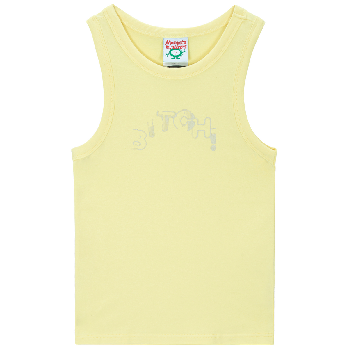 모스키토 머더러스(MOSQUITO MURDERERS) BITCH! SLEEVELESS -Light yellow