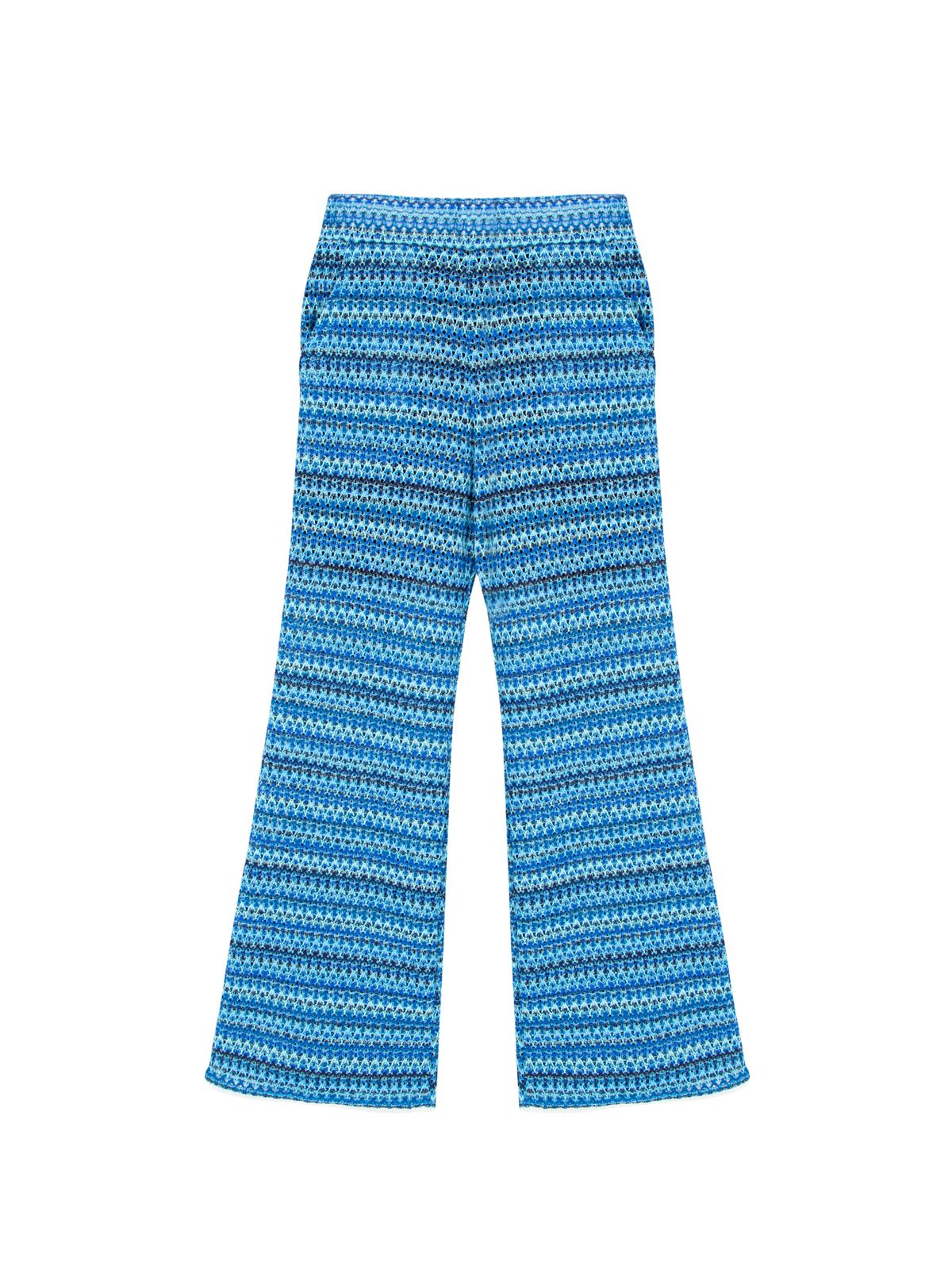 샐러드바구니(SALAD BAGUNI) Lace jacquard pants - blue