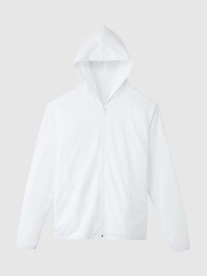 FCHl03 UV쉴드 액티브 후드집업 화이트