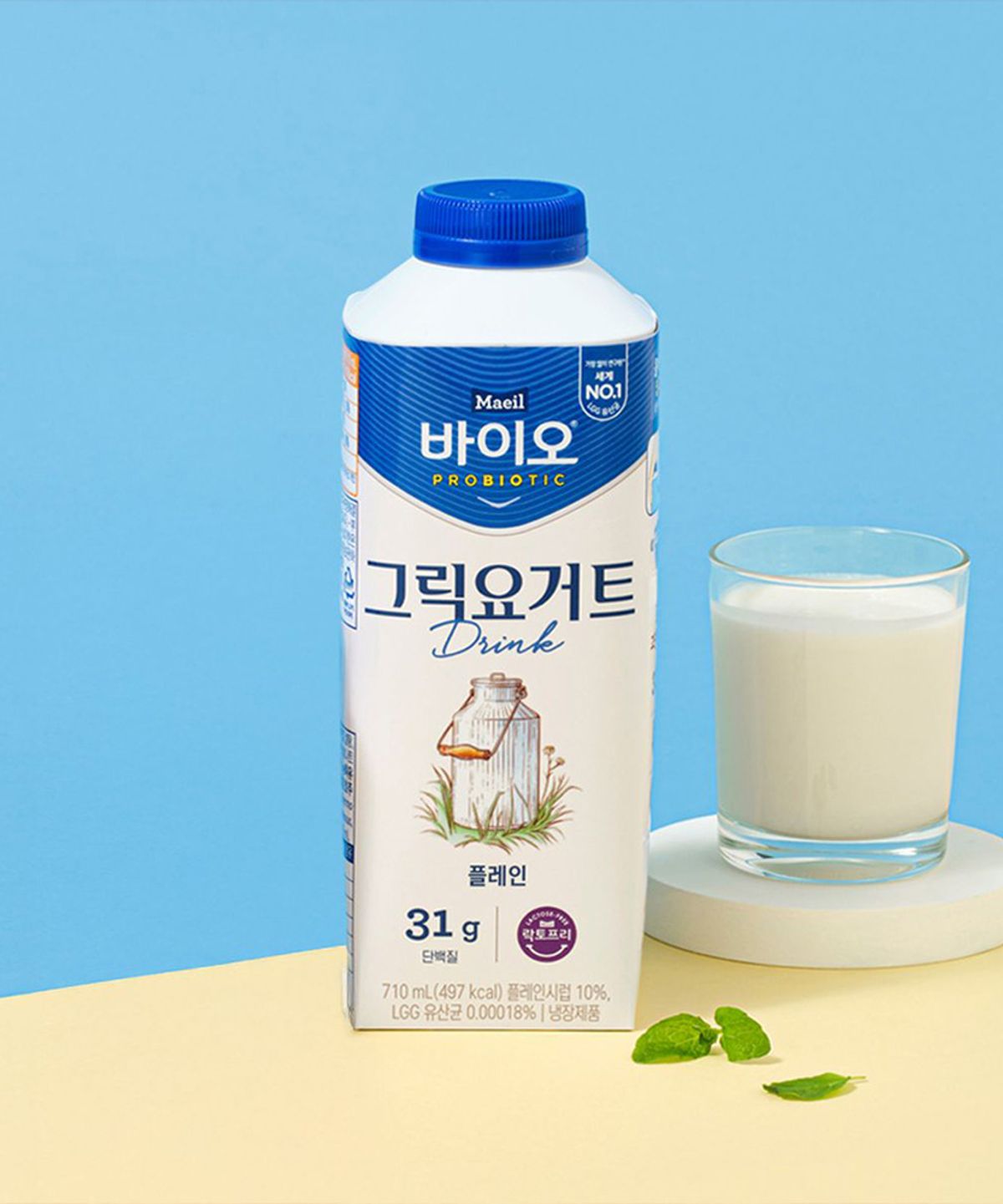 매일바이오(MAEIL BIO) 매일바이오 그릭요거트 드링크 플레인 710ml 3개