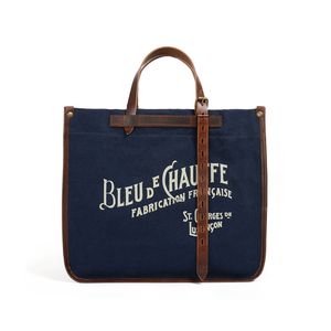 바자 토트백 - 마린 블루