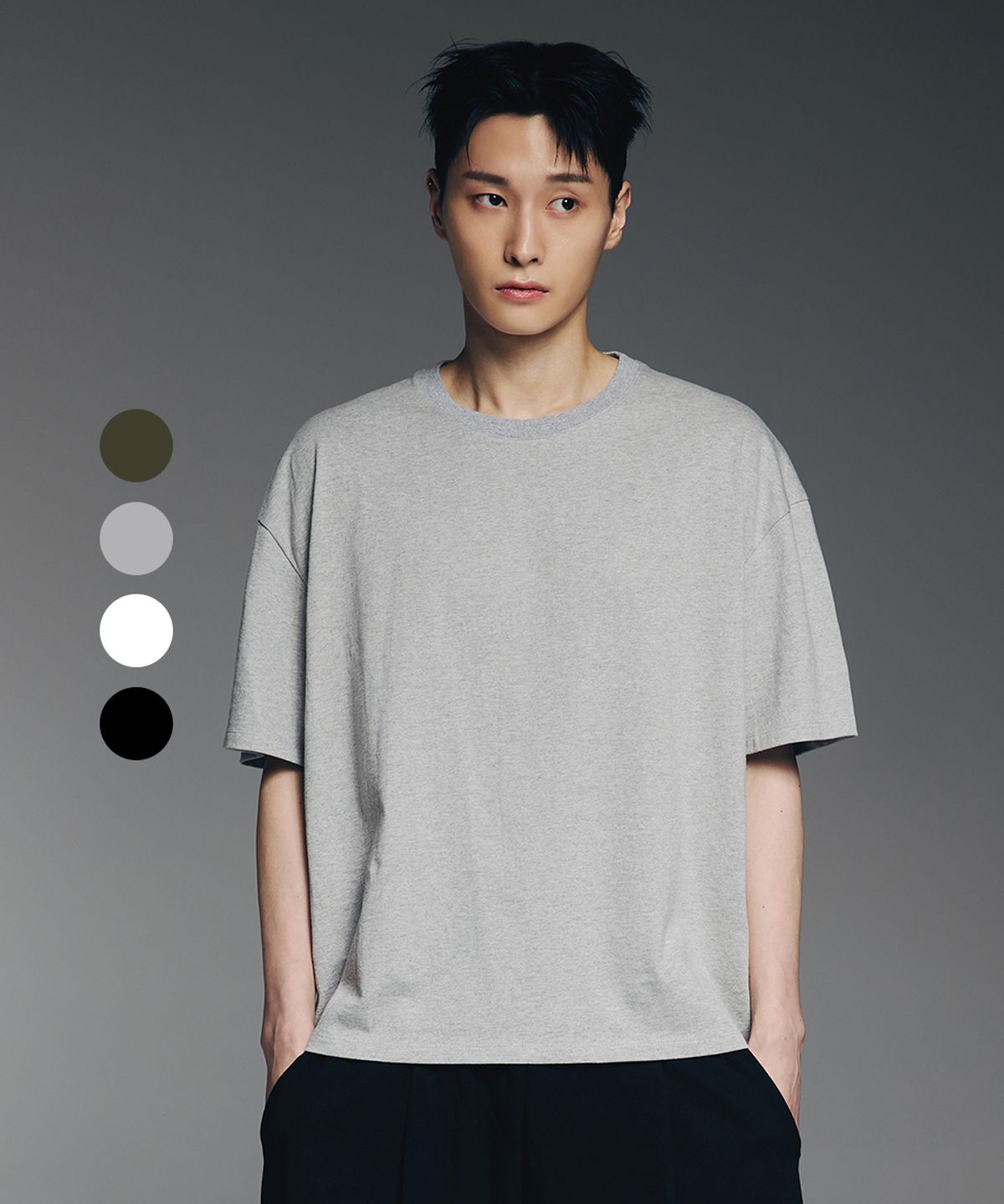 무신사 스탠다드 스포츠(MUSINSA STANDARD SPORTS) 코튼메쉬 오버핏 크롭 숏슬리브 (4color)