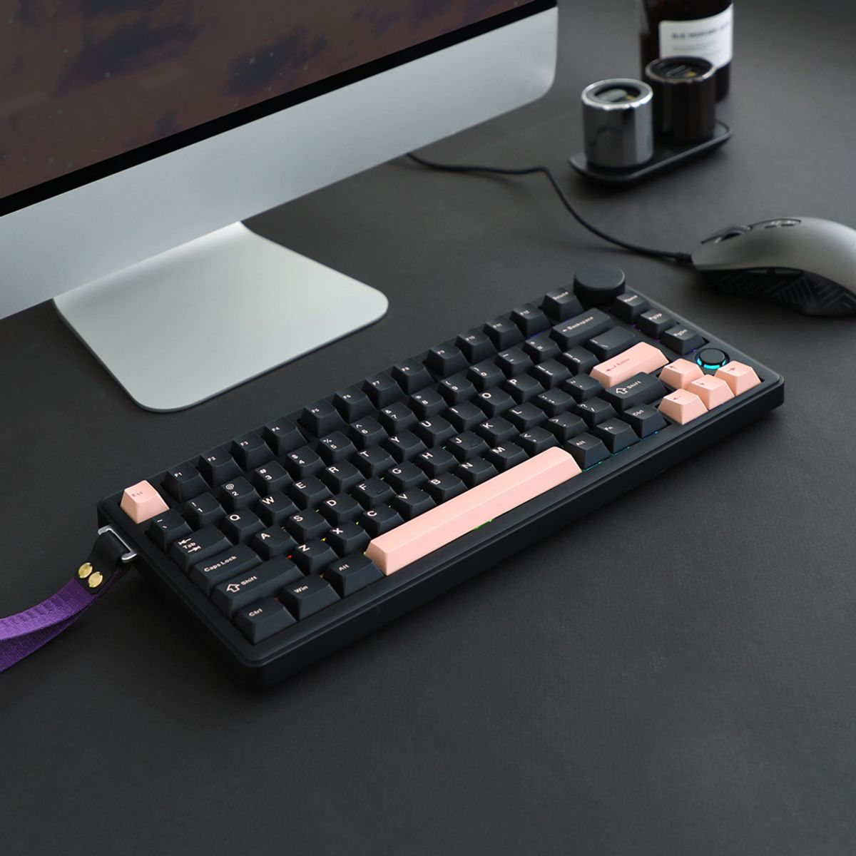 콕스(COX) CQK81 VIA 엣지 LED&노브 3MODE 유무선 기계식