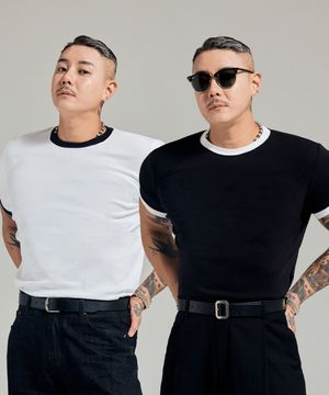 테일러 머슬핏 반팔티셔츠 2종