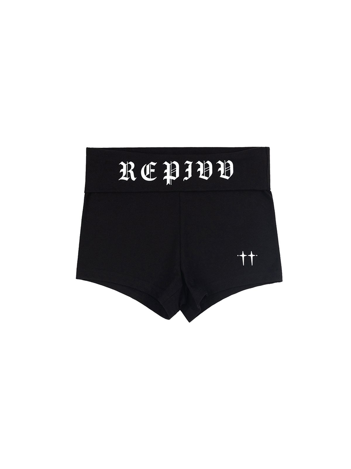 레피브(REPIVV) Logo Micro Shorts (Black)