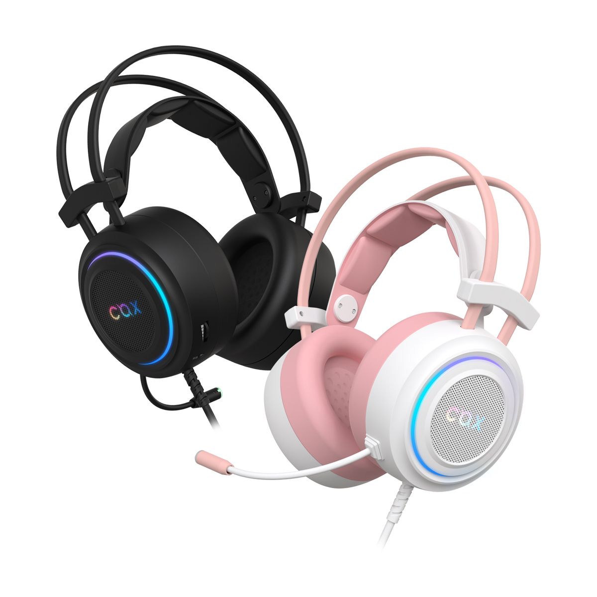 콕스(COX) CX-4 최강비 MEGA-CUP 가상 7.1 RGB 진동 게이밍 헤드셋