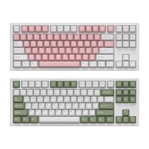 CSK88 VIA 실리콘 사운드 뎀퍼 유무선 기계식 그린, 핑크(페블축,저소음피치축)