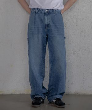 카펜더 데님 팬츠  딥블루