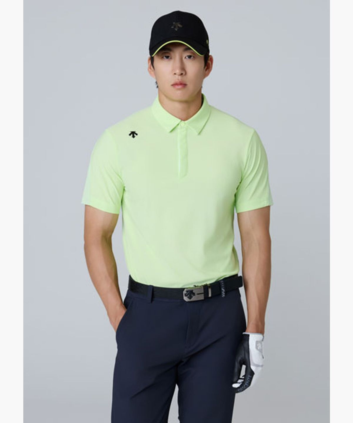 데상트 골프(DESCENTE GOLF) 남성 홀인원팩 냉감 반팔 티셔츠 (DQ32MFTS72)
