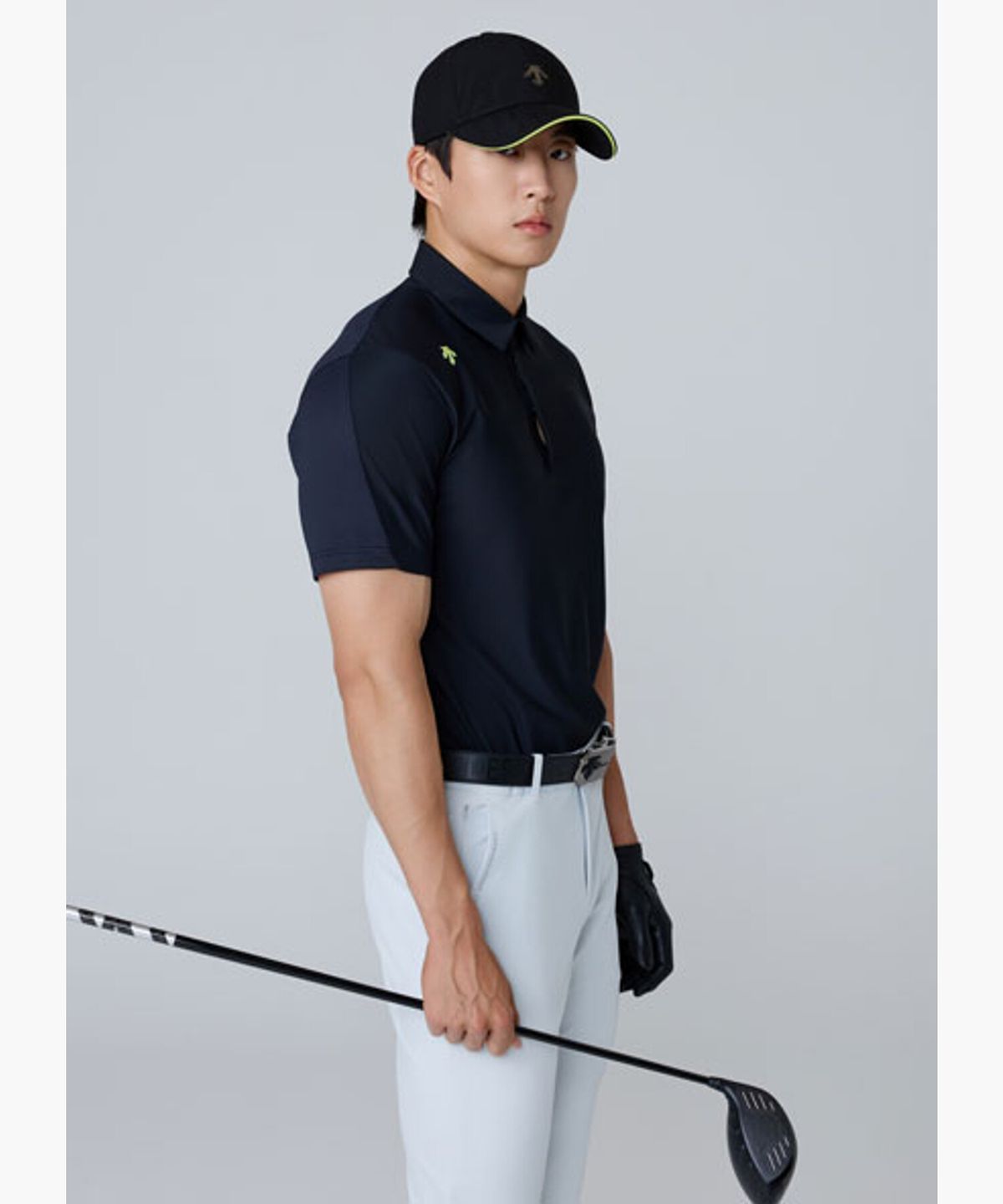 데상트 골프(DESCENTE GOLF) 남성 홀인원팩 냉감 반팔 티셔츠 (DQ32MFTS72)