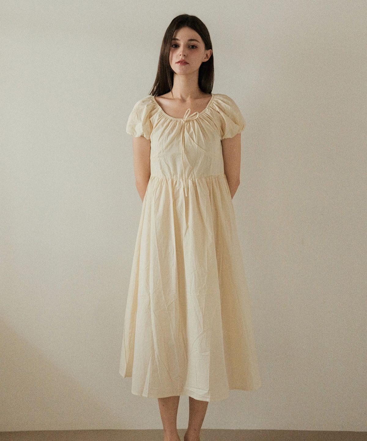 쿨키튼(KOOLKITTEN) Dina Romantic Puff Sleeve Dress