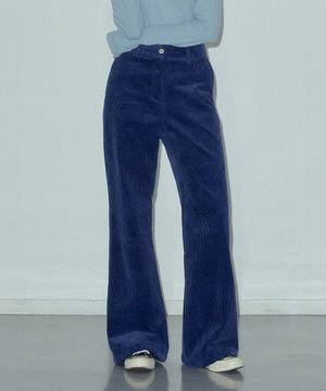 Classic Loose Fit Corduroy Boot-cut Pants_CTB533(5color)