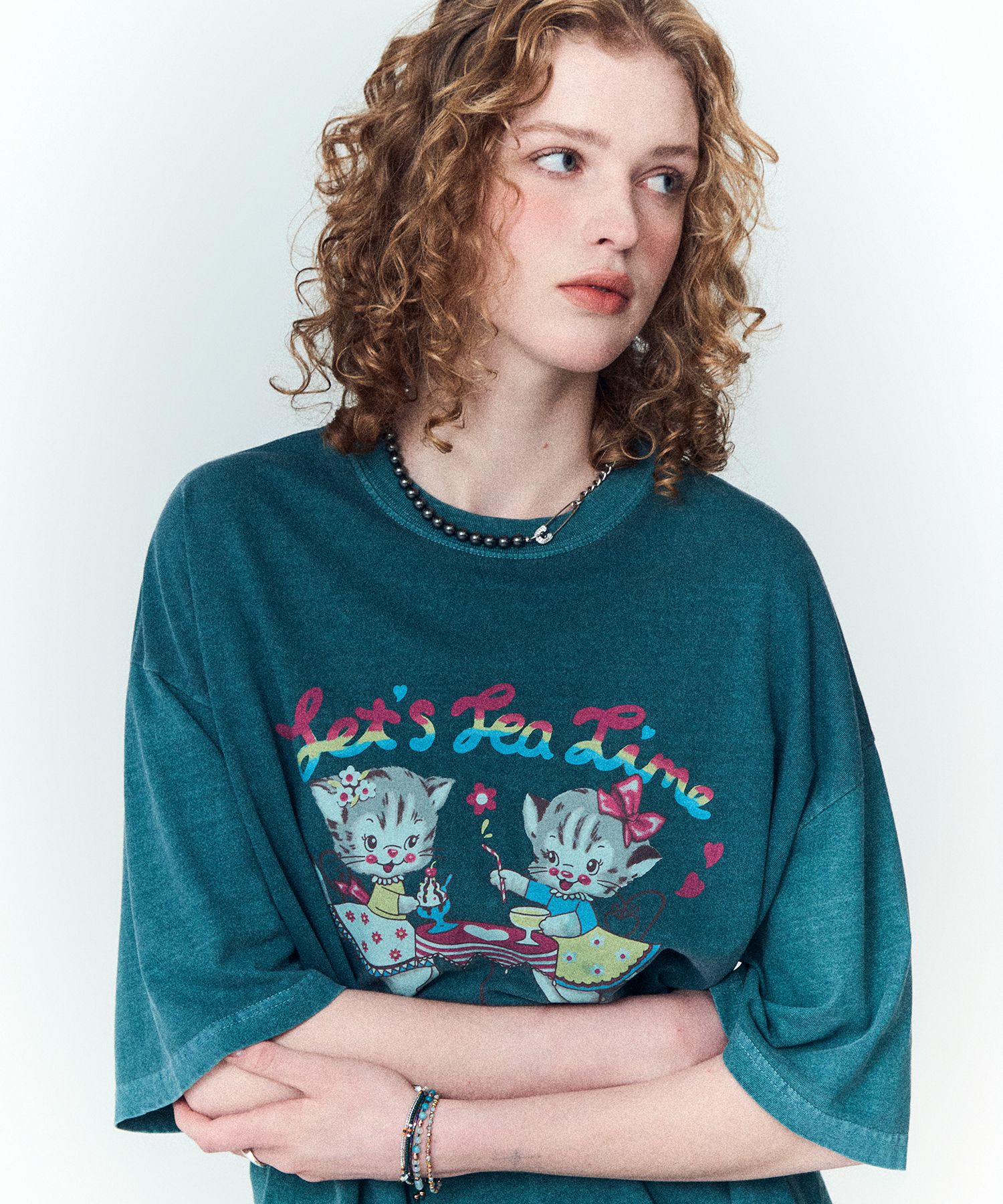 【CPGN STUDIO】25SS★ Catscats Pigment Short Sleeve Tee MUSINSA | CPGN STUDIO Catscats pigment short sleeve t-shirt