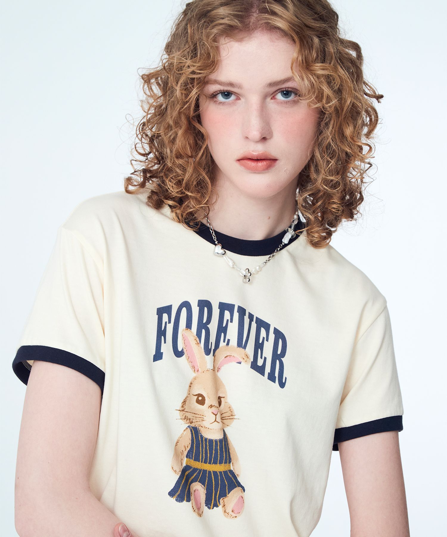 【CPGN STUDIO】25SS★ Forevernie CROP Ringer Tee MUSINSA | CPGN STUDIO Forevery CROP Ringer Tea Cream