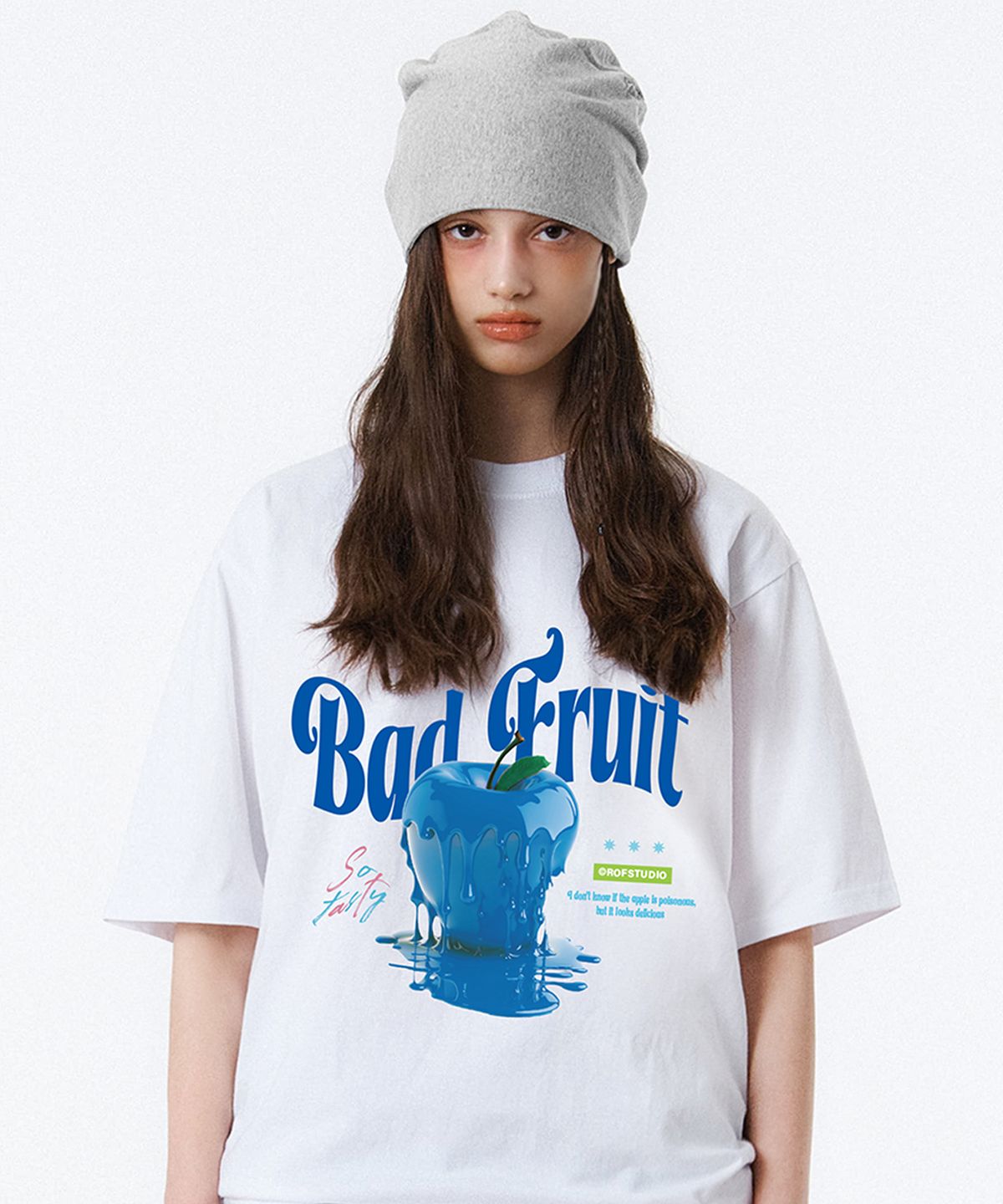 랜덤오프(RANDOMOFF) BAD FRUIT OVER FIT T-SHIRT (3color)