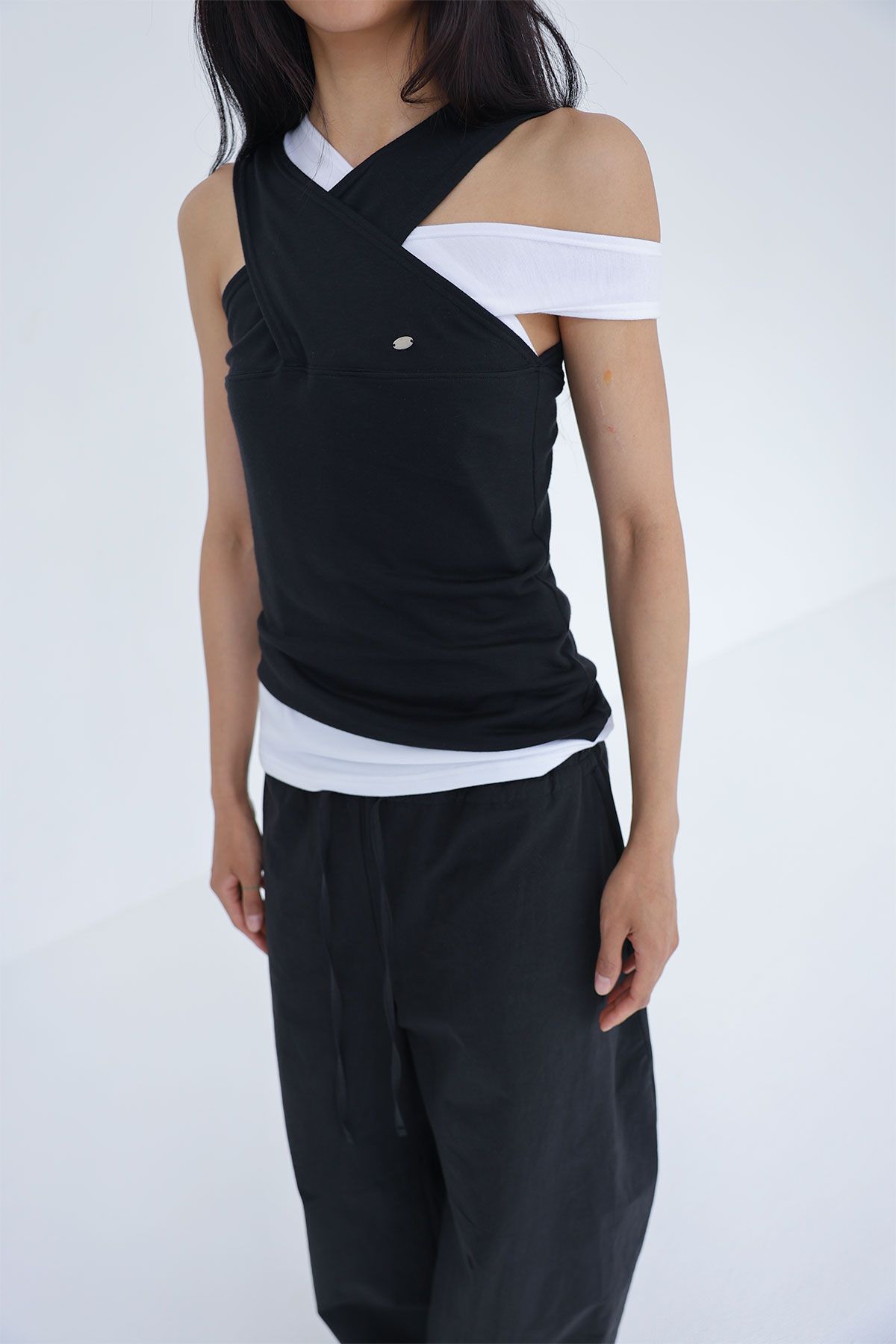 콥키노(KOBKINO) CROSS STRAP SOFT TOP (BLACK)