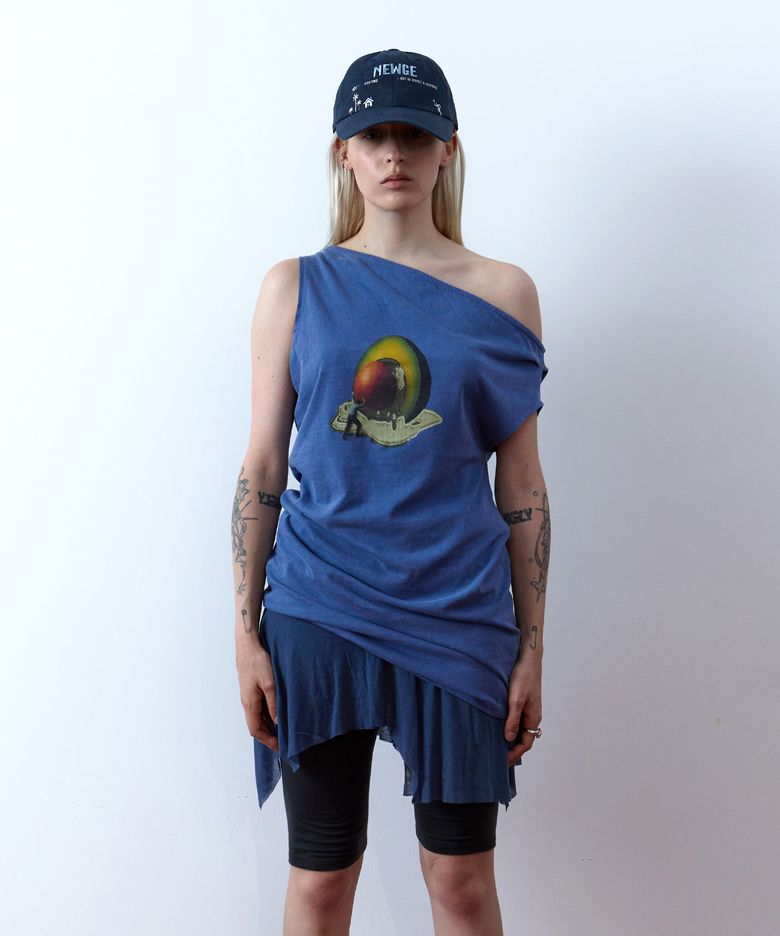 Melting Fruit Dress (PIGMENT BLUE)