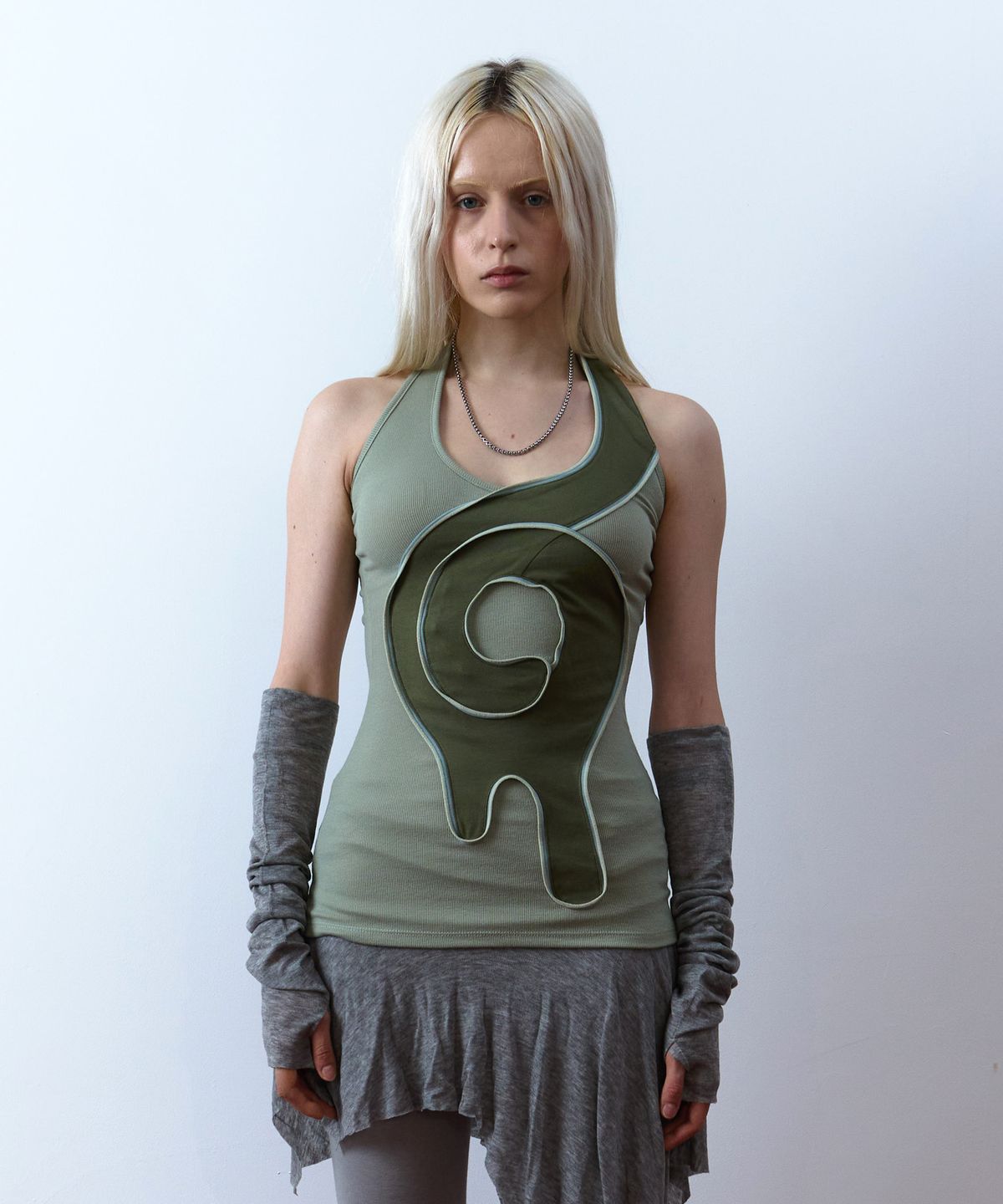 뉴제(NEWGE) Bangle Halter Top (GREEN)