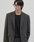 시비코 세미 오버핏 싱글 투버튼 블레이저 [그레이]