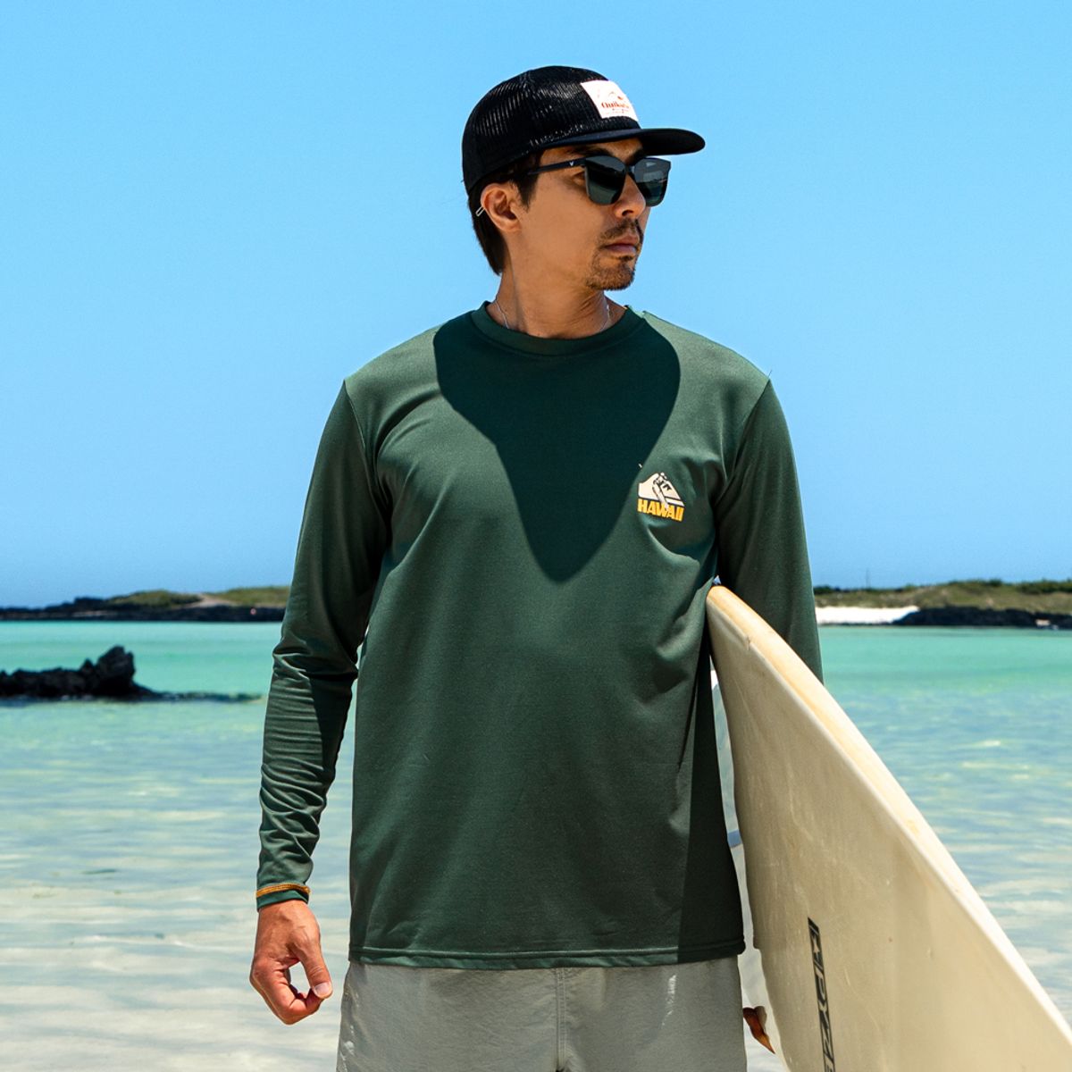 퀵실버(QUIKSILVER) 남성 루즈핏 래쉬가드 QS1096GMT