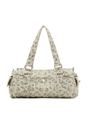 LOGO DUFFLE MINI BAG IN LEOPARD