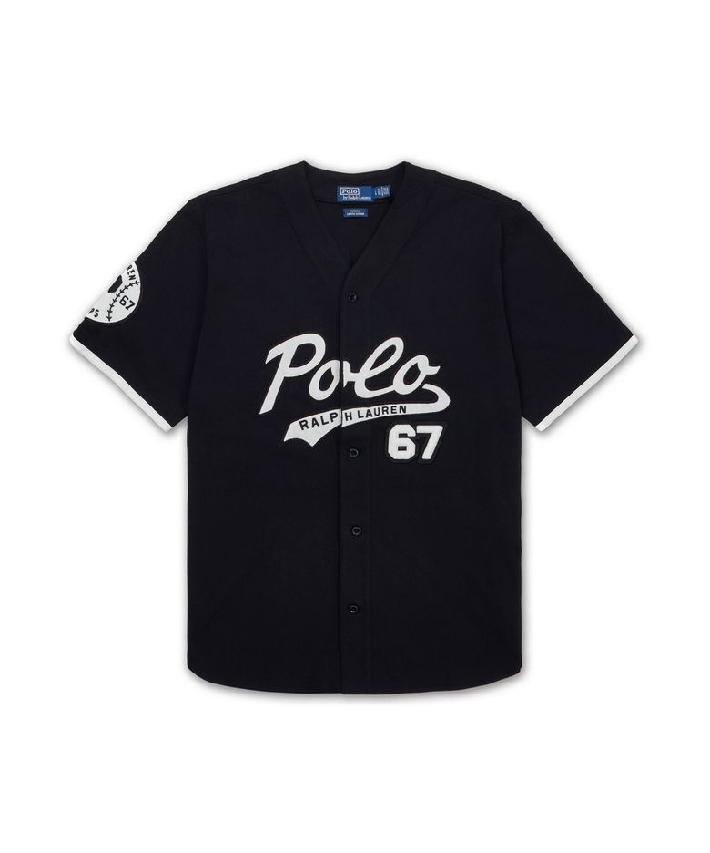 [적립금 10%] [Baseball Capsule] 폴로 베이스볼 저지-블랙