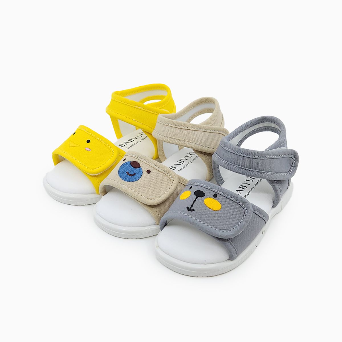 베이비솔(BABYSOLE) 애니멀즈 LED 샌들