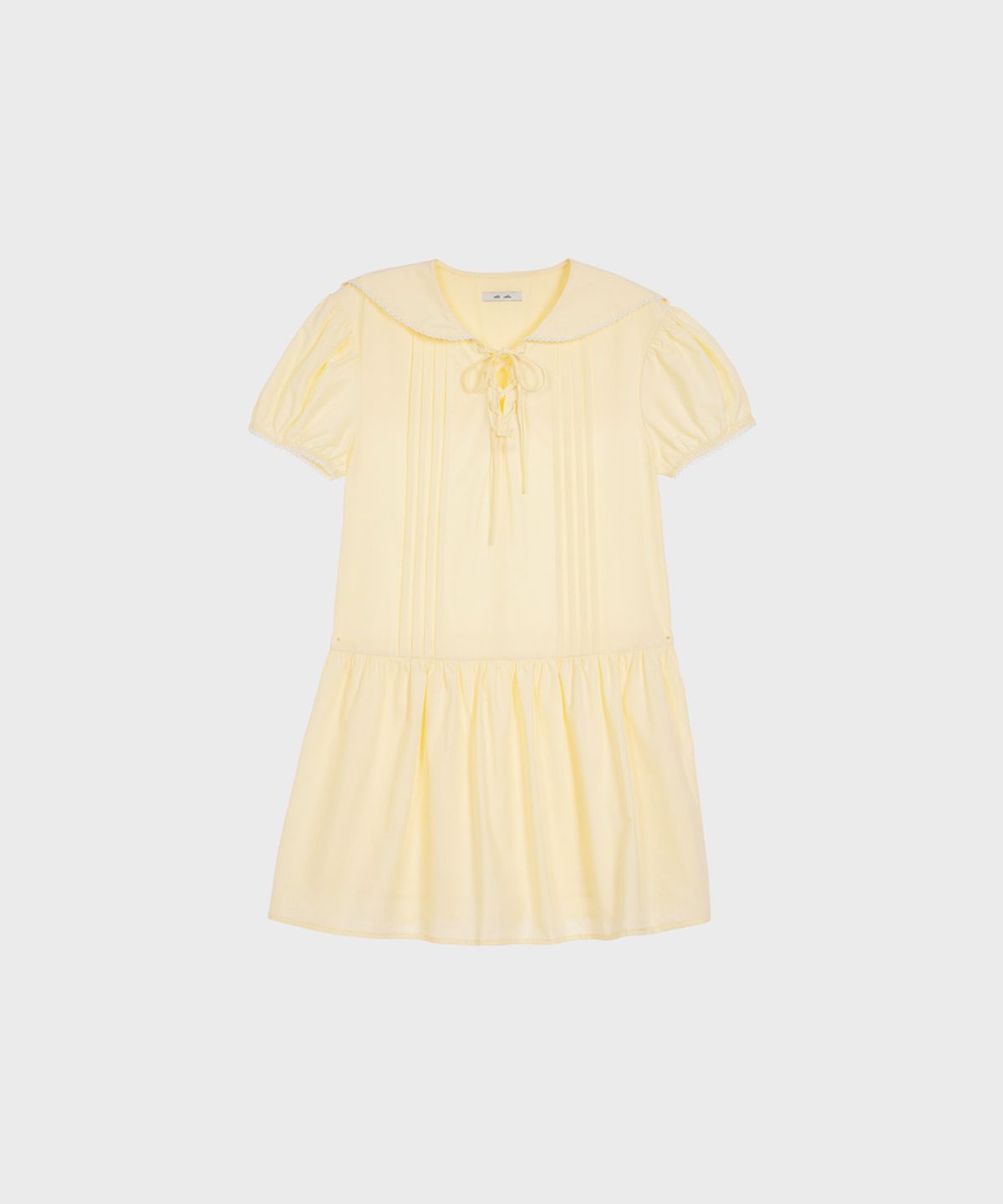 알키알카(ALKI ALKA) Sailor Dress (Butter)