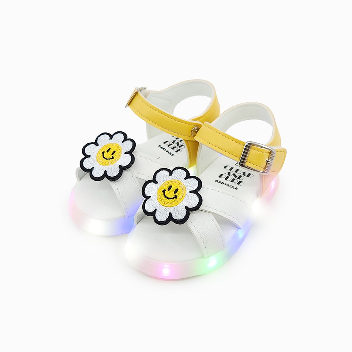베이비솔(BABYSOLE) 데이지LED샌들