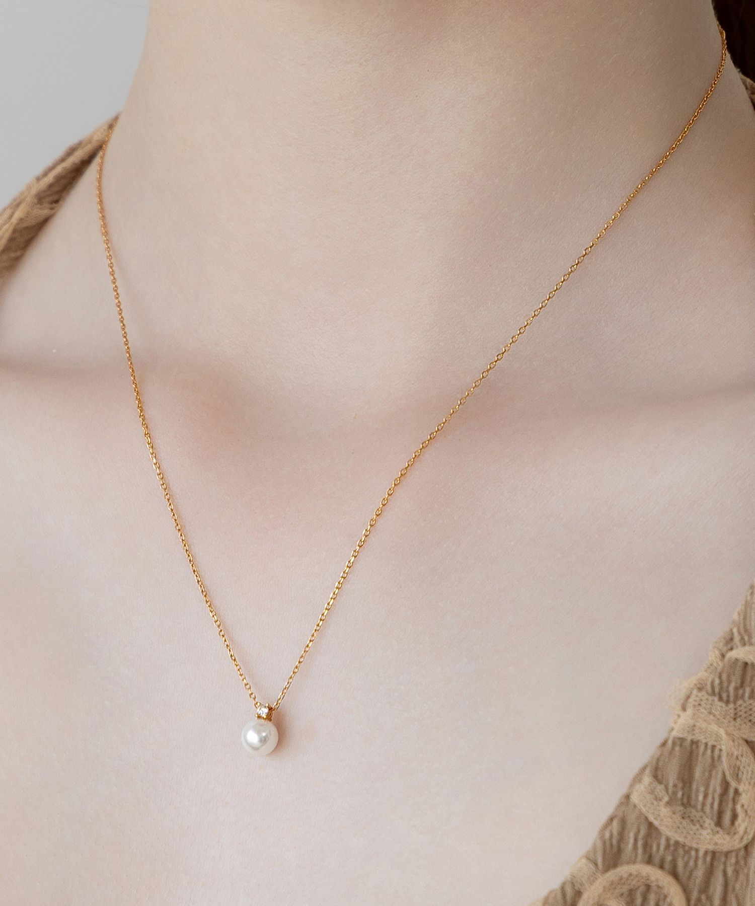 【TATIANA】(Silver925) 6mm Swarovski Pearl Necklace MUSINSA | TATIANA (Silver 925) 6mm Swarovski Pearl Necklace
