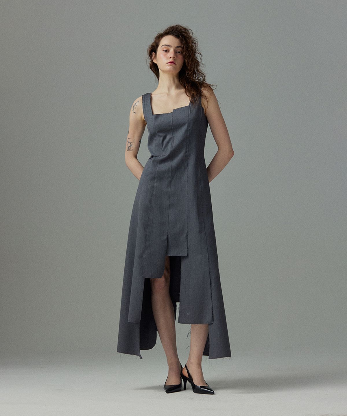 므아므(MMAM) Patchwork dress