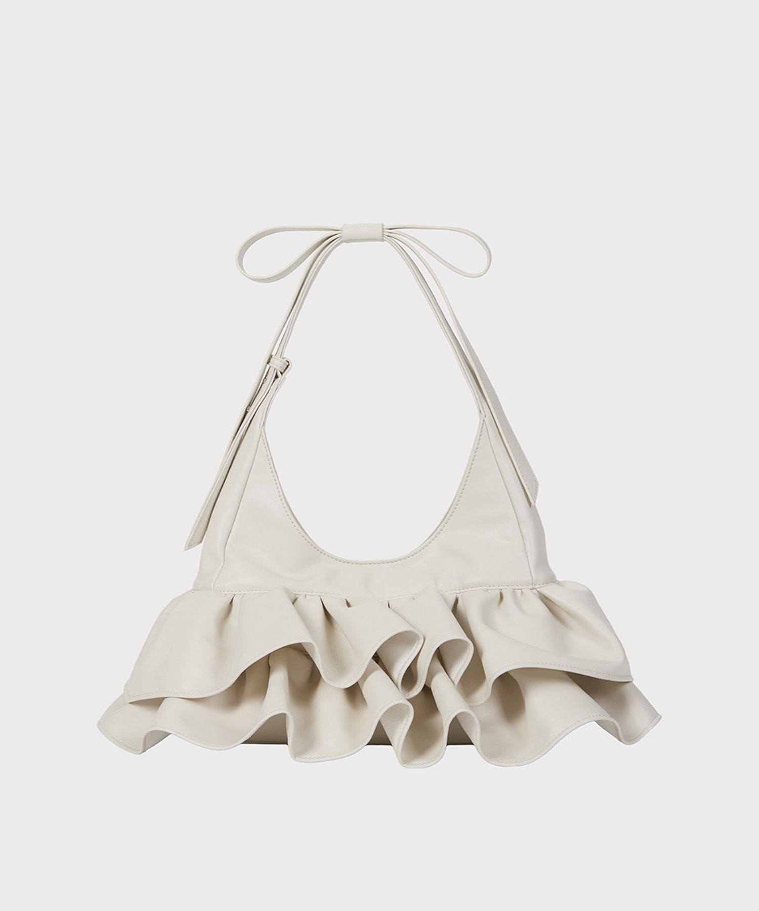 MUSINSA公式 | ALKI ALKA Rivv Ruffle Bag (Ivory)