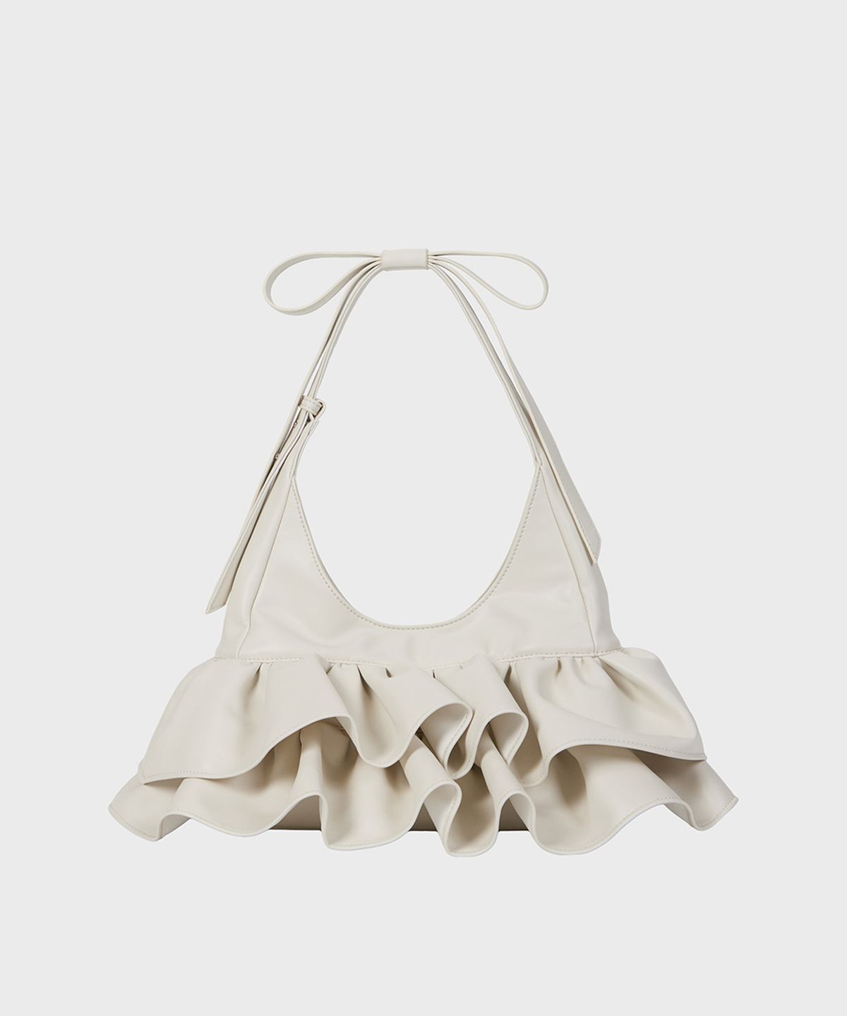 알키알카(ALKI ALKA) Rivv Ruffle Bag (Ivory)